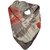 Guess Silk Scarf Black White Red Grey  ref.36024