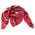 Chanel Cachecol de seda Vermelho  ref.36080