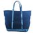 Vanessa Bruno Handbag Blue Velvet  ref.36118