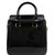 Alexander Mcqueen Heroine Mini Bag Black Patent leather  ref.36306