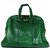 Yves Saint Laurent Muse bag Green Leather  ref.36315