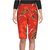 Dolce & Gabbana Floral shorts Red Viscose  ref.36330
