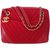 Camera Chanel Handbag Red Leather  ref.36386