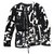 Isabel Marant Oversized jacket Black White Cotton  ref.36403