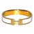 Hermès Armband Weiß Vergoldet  ref.36491