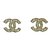 Chanel Brincos Dourado Metal  ref.36545