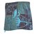Hermès Silk scarf Blue  ref.36796