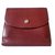 Lanvin Wallets Small accessories Red Dark red Leather  ref.36846