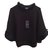 Armani Jeans Armani black fur&wool poncho-New Rabbit  ref.36863