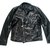 Philipp Plein Blazers Jackets Black Leather  ref.36901