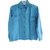 Christian Dior Pret Um Porter Checked Button Up Blusa Azul Roxo Algodão  ref.36911