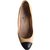 Chanel leather heels Beige  ref.36954