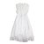Rebecca Taylor Besticktes Kleid Weiß Baumwolle  ref.37045