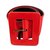 Yves Saint Laurent Cinto de fivela quadrada Vermelho Couro envernizado  ref.37047