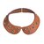 Louis Vuitton - Lock Me - colar de colarinho de couro cravejado Marrom  ref.37048