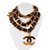 Chanel XL CC Necklace / Belt Black Leather  ref.37109