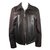 Elie Tahari Leather & Canvas Jacket Brown  ref.37163