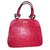 Yves Saint Laurent Handbag Dark red Leather  ref.37298