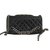 Chanel Chain flap bag Black Leather  ref.37304