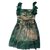 Les Petites Dress Multiple colors Green Silk  ref.37322