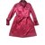 Dkny Trench coat Pink Cotton Polyester Metal  ref.37366