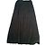 Falda larga acampanada de algodón negro Sonia Rykiel
