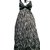 Bcbg Max Azria Dress Black Beige Silk  ref.37520