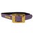 Yves Saint Laurent cinturón Púrpura Cuero  ref.37560