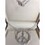 Stone Peace and love Silvery White  ref.37582