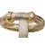 Cartier Ring Silvery Steel Yellow gold  ref.37646