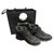 Chanel zapatillas Negro Cuero  ref.37740