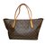 Louis Vuitton Handbag Brown Cloth  ref.37769