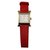 Hermès Heures H Red Leather  ref.37802