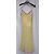 Autre Marque Vestido bordado ARAYAL de seda amarillo - vista 3