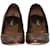 Autre Marque Pucci Verdi Heels Brown Leather  ref.37924