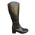 Autre Marque Boots Etienne Aignier Black Leather  ref.37949