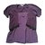 Maje MARTHA Purple Silk Cotton  ref.37994