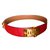 Hermès Ceinture Cuirs exotiques Rouge  ref.38016