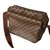 Louis Vuitton Damier Brown Leather Cloth  ref.38046