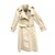 Burberry Trench Coton Polyester Beige  ref.38065