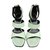 Balenciaga sandali Verde Scamosciato  ref.38070