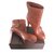 Louis Vuitton Ankle Boots Brown Leather  ref.38119