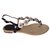 Chanel sandali Argento Pelle  ref.38191