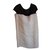 Chanel dress Black Pink Silk  ref.38192