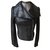 Bcbg Max Azria Bcbg faux-leather jacket Black Polyester  ref.38226