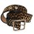 D&G cinto Estampa de leopardo Couro Lona  ref.38244