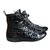 Dior scarpe da ginnastica Nero Pelle verniciata  ref.38258
