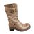 Free Lance Ankle Boots Taupe Leather  ref.38294