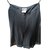 Chanel Skirt Black Silk  ref.38307