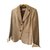 Max Mara Brown & beige linen blazer  ref.38378
